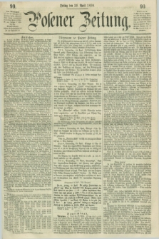 Posener Zeitung. 1859, [№] 99 (29 April) + dod.