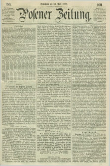 Posener Zeitung. 1859, [№] 100 (30 April) + dod.