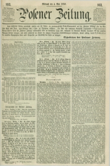 Posener Zeitung. 1859, [№] 103 (4 Mai) + dod.