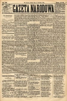 Gazeta Narodowa. 1884, nr 80