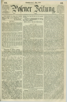 Posener Zeitung. 1859, [№] 106 (7 Mai) + dod.