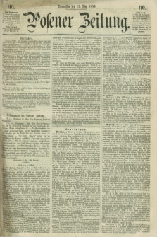 Posener Zeitung. 1859, [№] 110 (12 Mai) + dod.