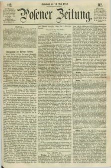 Posener Zeitung. 1859, [№] 112 (14 Mai) + dod.