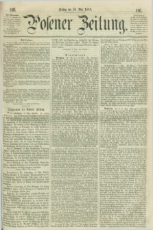 Posener Zeitung. 1859, [№] 116 (20 Mai) + dod.