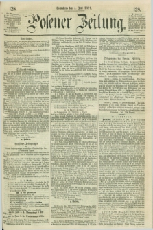 Posener Zeitung. 1859, [№] 128 (4 Juni) + dod.