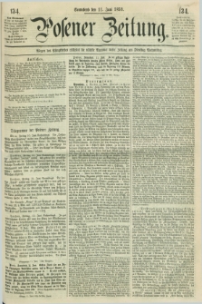 Posener Zeitung. 1859, [№] 134 (11 Juni) + dod.