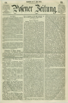 Posener Zeitung. 1859, [№] 151 (2 Juli) + dod.