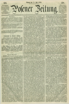 Posener Zeitung. 1859, [№] 158 (11 Juli) + dod.