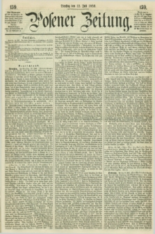 Posener Zeitung. 1859, [№] 159 (12 Juli) + dod.