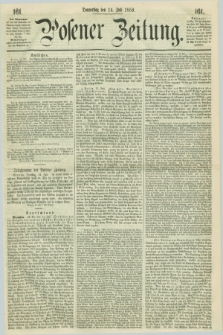 Posener Zeitung. 1859, [№] 161 (14 Juli) + dod.
