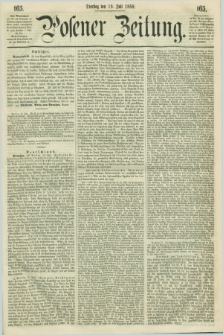 Posener Zeitung. 1859, [№] 165 (19 Juli) + dod.