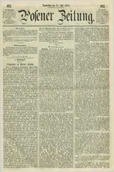 Posener Zeitung. 1859, [№] 167 (21 Juli) + dod.