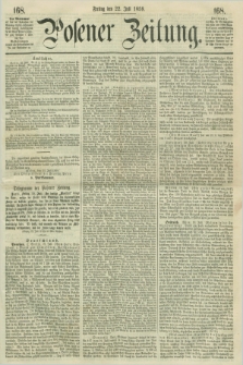 Posener Zeitung. 1859, [№] 168 (22 Juli) + dod.