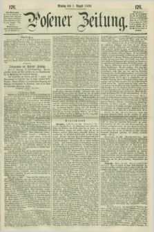 Posener Zeitung. 1859, [№] 176 (1 August) + dod.