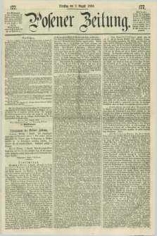Posener Zeitung. 1859, [№] 177 (2 August) + dod.
