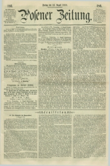 Posener Zeitung. 1859, [№] 186 (12 August) + dod.