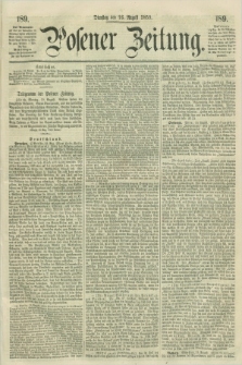 Posener Zeitung. 1859, [№] 189 (16 August) + dod.