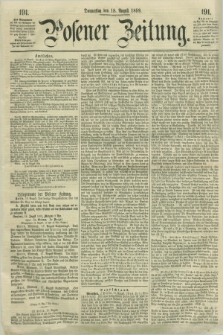 Posener Zeitung. 1859, [№] 191 (18 August) + dod.