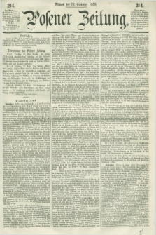 Posener Zeitung. 1859, [№] 214 (14 September) + dod.