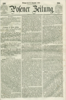 Posener Zeitung. 1859, [№] 226 (28 September) + dod.