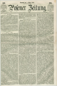 Posener Zeitung. 1859, [№] 229 (1 Oktober) + dod.