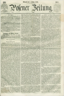 Posener Zeitung. 1859, [№] 232 (5 Oktober) + dod.