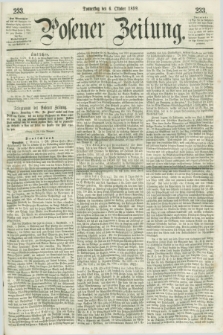 Posener Zeitung. 1859, [№] 233 (6 Oktober) + dod.