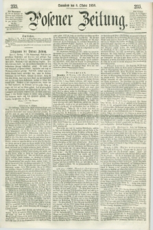 Posener Zeitung. 1859, [№] 235 (8 Oktober) + dod.