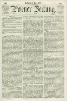 Posener Zeitung. 1859, [№] 237 (11 Oktober) + dod.