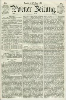 Posener Zeitung. 1859, [№] 251 (27 Oktober) + dod.