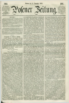 Posener Zeitung. 1859, [№] 266 (14 November) + dod.