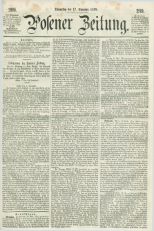 Posener Zeitung. 1859, [№] 269 (17 November) + dod.