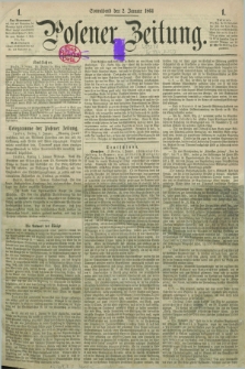 Posener Zeitung. 1864, [№] 1 (2 Januar) + dod.