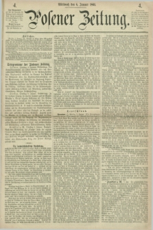 Posener Zeitung. 1864, [№] 4 (6 Januar) + dod.