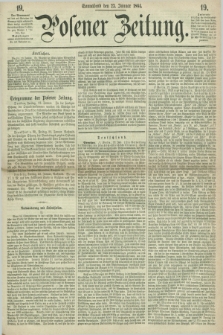 Posener Zeitung. 1864, [№] 19 (23 Januar) + dod.