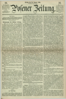 Posener Zeitung. 1864, [№] 24 (29 Januar) + dod.