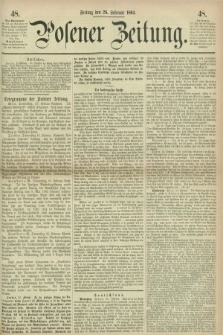 Posener Zeitung. 1864, [№] 48 (26 Februar) + dod.
