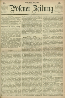 Posener Zeitung. 1864, [№] 54 (4 März) + dod.