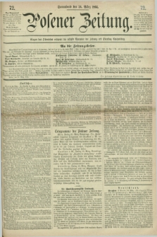 Posener Zeitung. 1864, [№] 72 (26 März) + dod.