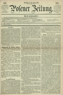 Posener Zeitung. 1864, [№] 148 (28 Juni) + dod.
