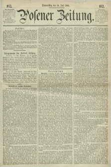 Posener Zeitung. 1864, [№] 162 (14 Juli) + dod.