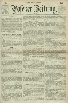 Posener Zeitung. 1864, [№] 172 (26 Juli) + dod.