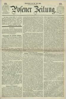 Posener Zeitung. 1864, [№] 176 (30 Juli) + dod.