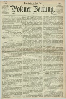 Posener Zeitung. 1864, [№] 186 (11 August) + dod.