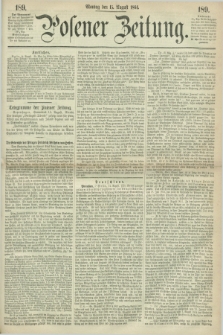 Posener Zeitung. 1864, [№] 189 (15 August) + dod.