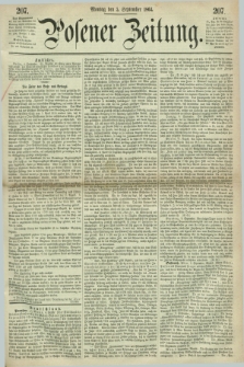 Posener Zeitung. 1864, [№] 207 (5 September) + dod.