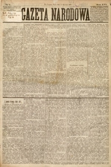 Gazeta Narodowa. 1877, nr 1