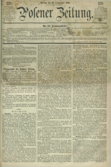 Posener Zeitung. 1864, [№] 229 (30 September) + dod.
