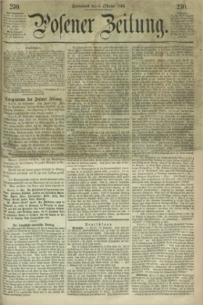 Posener Zeitung. 1864, [№] 230 (1 Oktober) + dod.