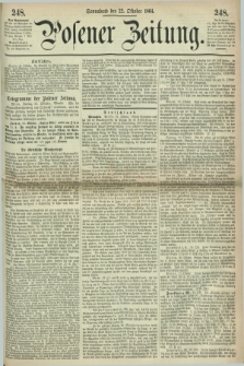Posener Zeitung. 1864, [№] 248 (22 Oktober) + dod.